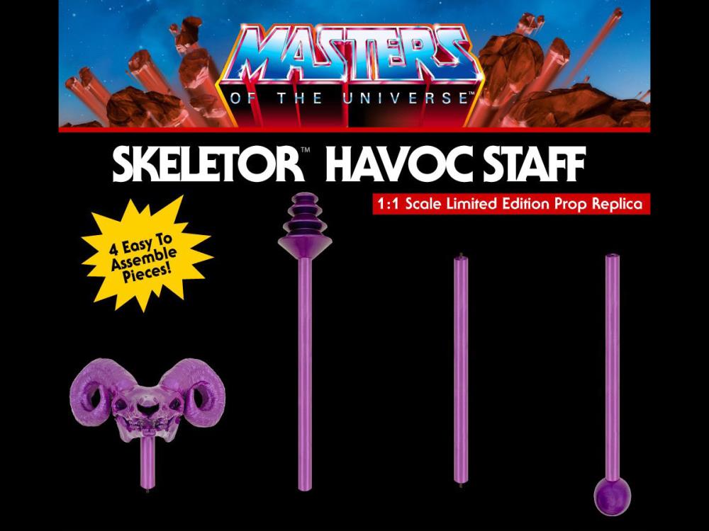 Masters of the Universe Skeletor Havoc Staff 1/1 Scale Limited Edition Prop Replica Gallery Image 8