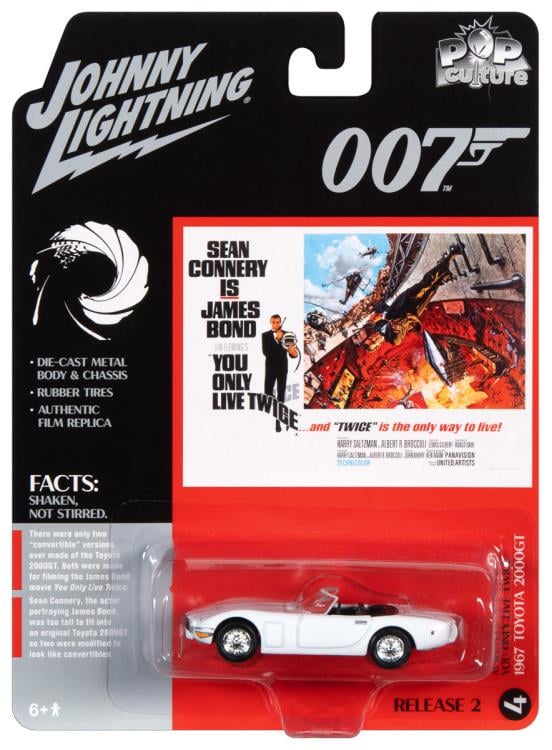 James Bond You Only Live Twice Pop Culture Series 1967 Toyota 2000 GT 1/64 Scale Die-Cast Replica Gallery Image 3