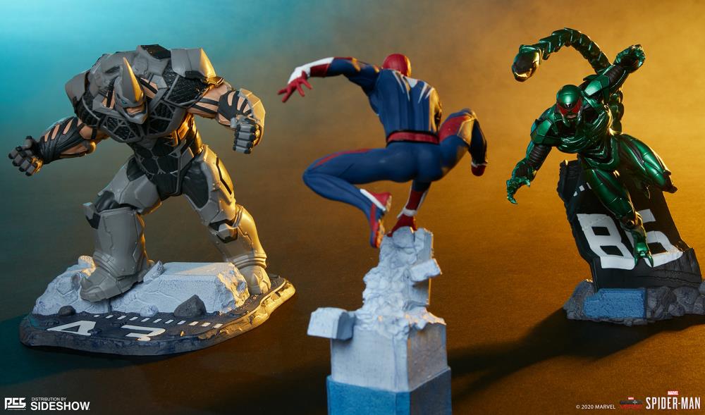 Spider-Man (2018 Video Game) Spider-Man / Rhino / Scorpion 1/12 Scale Limited Edition Diorama Statue Set Gallery Image 20