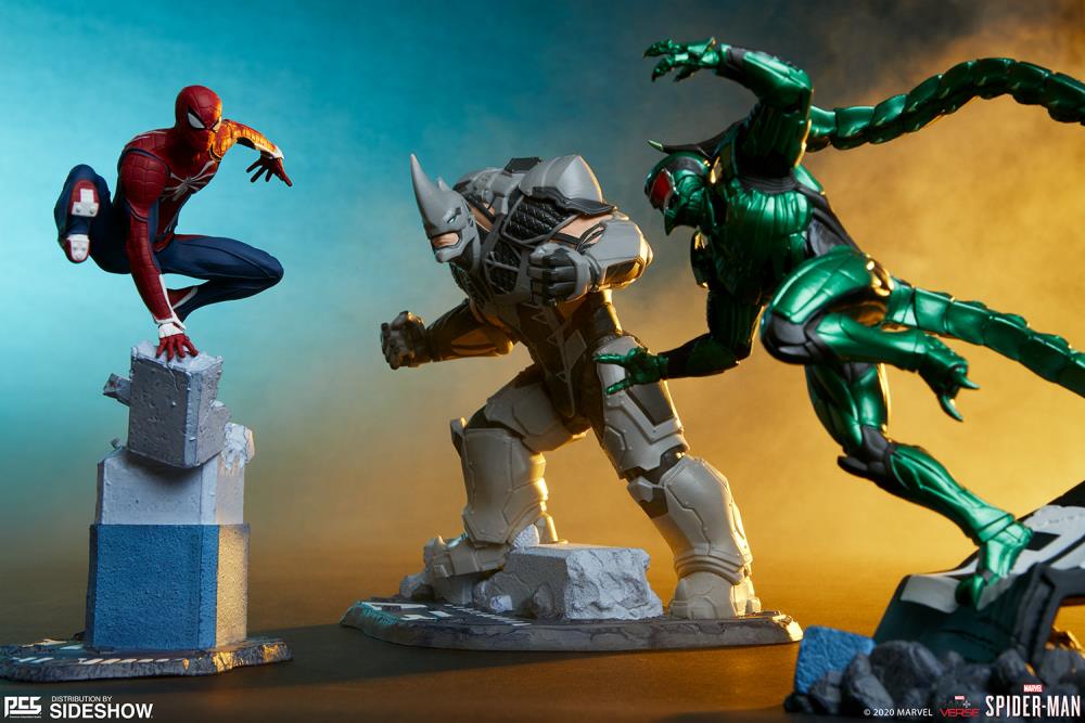 Spider-Man (2018 Video Game) Spider-Man / Rhino / Scorpion 1/12 Scale Limited Edition Diorama Statue Set Gallery Image 17