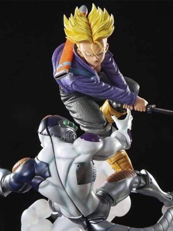 Super Saiyan Trunks vs Mecha Freeza 1/4 Scale Statue Gallery Image 2