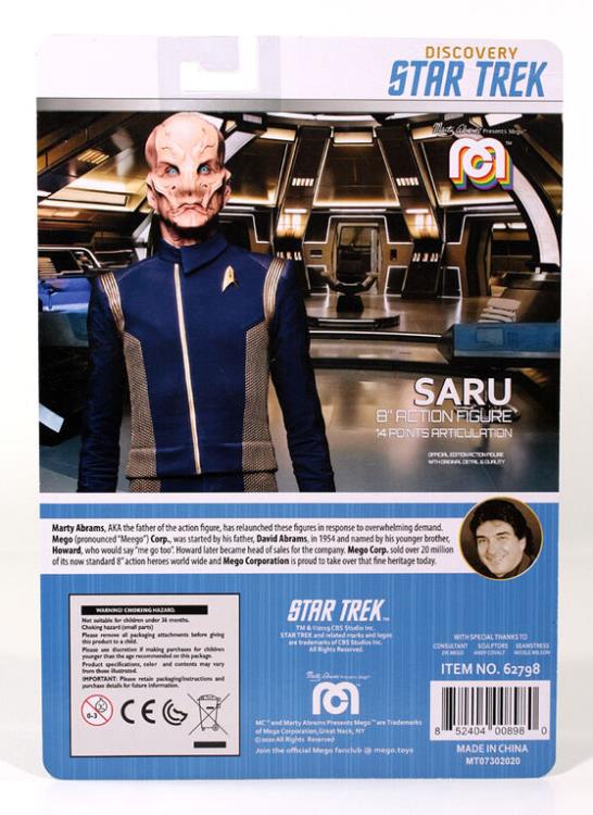Star Trek Discovery Saru 8" Mego Figure Gallery Image 9