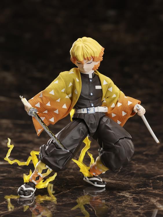 Demon Slayer: Kimetsu no Yaiba BUZZmod. Zenitsu Agatsuma 1/12 Scale Action Figure Gallery Image 4