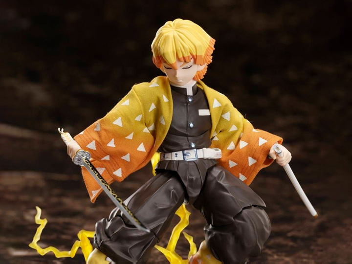 Demon Slayer: Kimetsu no Yaiba BUZZmod. Zenitsu Agatsuma 1/12 Scale Action Figure Gallery Image 1