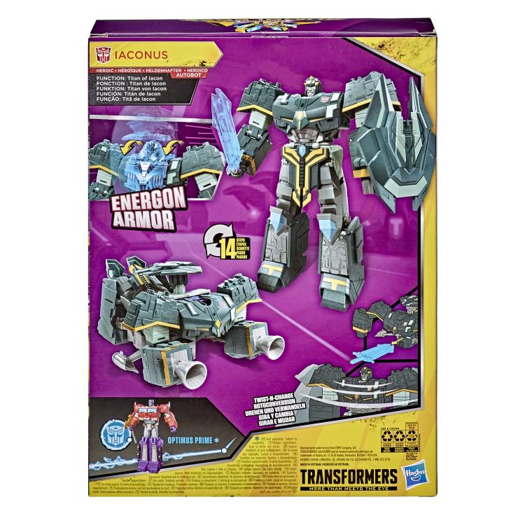 Transformers: Cyberverse Ultimate Energon Armor Iaconus Figure Gallery Image 7
