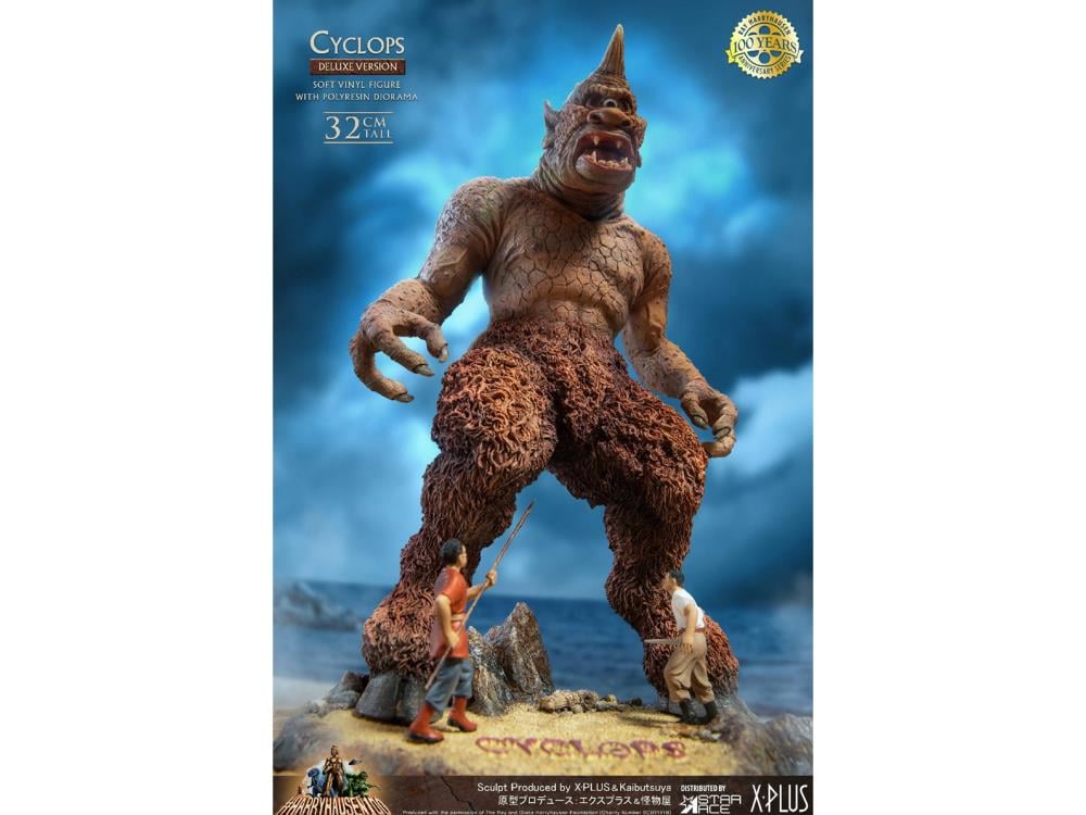 The 7th Voyage of Sinbad Ray Harryhausen 100th Anniversary Cyclops Deluxe Soft Vinyl Figure Gallery Image 3