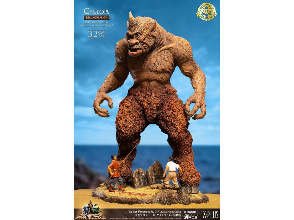 The 7th Voyage of Sinbad Ray Harryhausen 100th Anniversary Cyclops Deluxe Soft Vinyl Figure Gallery Image 4