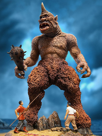 The 7th Voyage of Sinbad Ray Harryhausen 100th Anniversary Cyclops Deluxe Soft Vinyl Figure Gallery Image 2