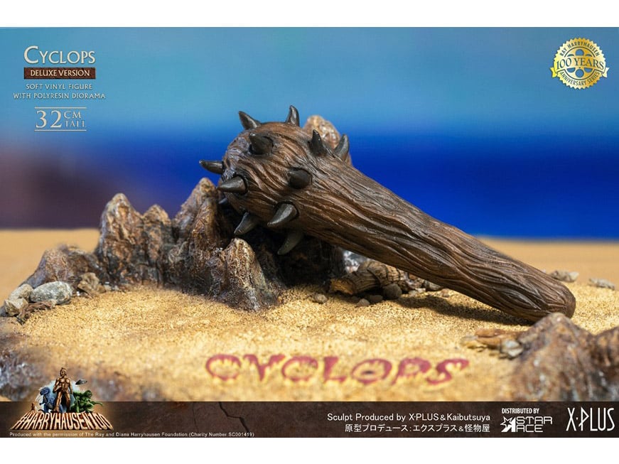 The 7th Voyage of Sinbad Ray Harryhausen 100th Anniversary Cyclops Deluxe Soft Vinyl Figure Gallery Image 9