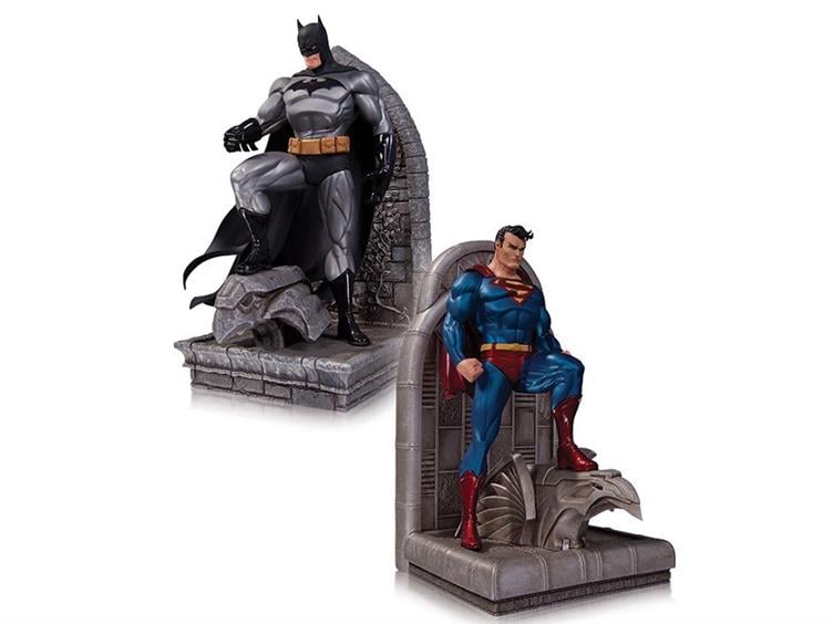 Superman & Batman Bookends Gallery Image 1