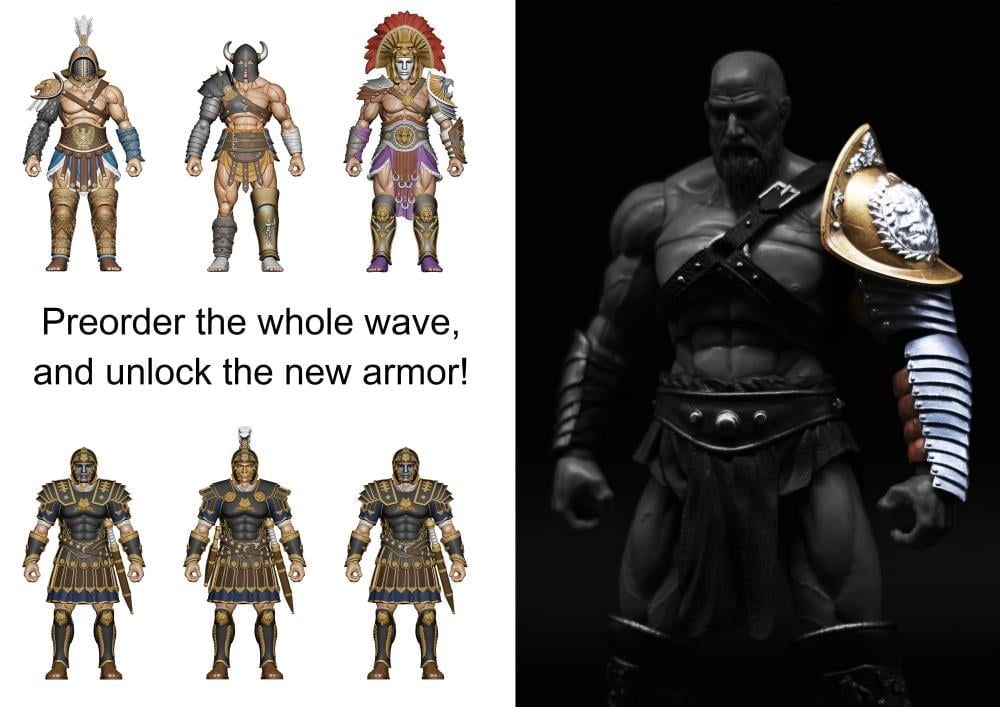 Combatants Wave 2 Set of 5 Figures (With Bonus) Gallery Image 23