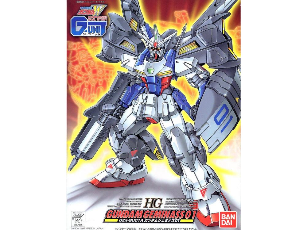 New Mobile Report Gundam Wing Dual Story: G-UNIT HGGU Gundam Geminass 01 Exclusive 1/144 Scale Model Kit Gallery Image 4