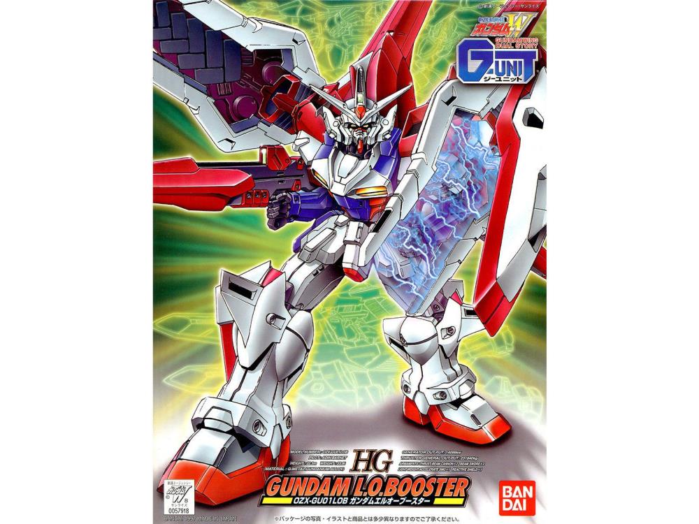 New Mobile Report Gundam Wing Dual Story: G-UNIT Gundam HGGU Gundam L.O. Booster Exclusive 1/144 Scale Model Kit Gallery Image 4
