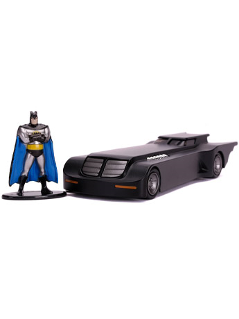 Batman: The Animated Series Metals Die Cast 1/32 Scale Batmobile With Batman Gallery Image 2