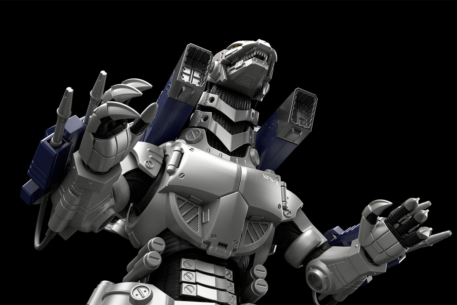 Godzilla Against Mechagodzilla Kiryu Model Kit (Reissue) Gallery Image 25