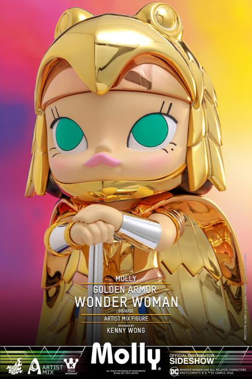 DC Comics Molly Golden Armor Wonder Woman Disguise Figure Gallery Image 7