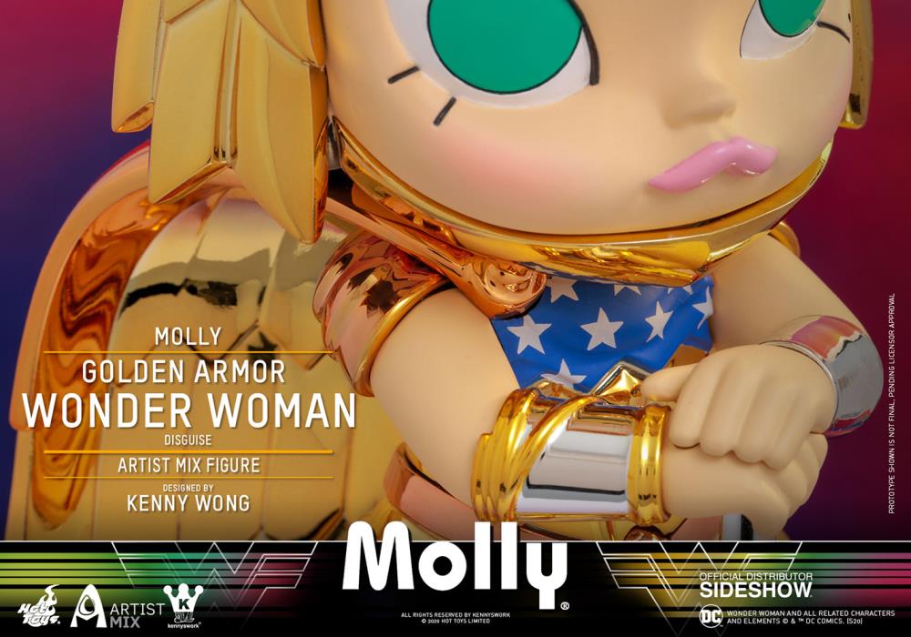 DC Comics Molly Golden Armor Wonder Woman Disguise Figure Gallery Image 8