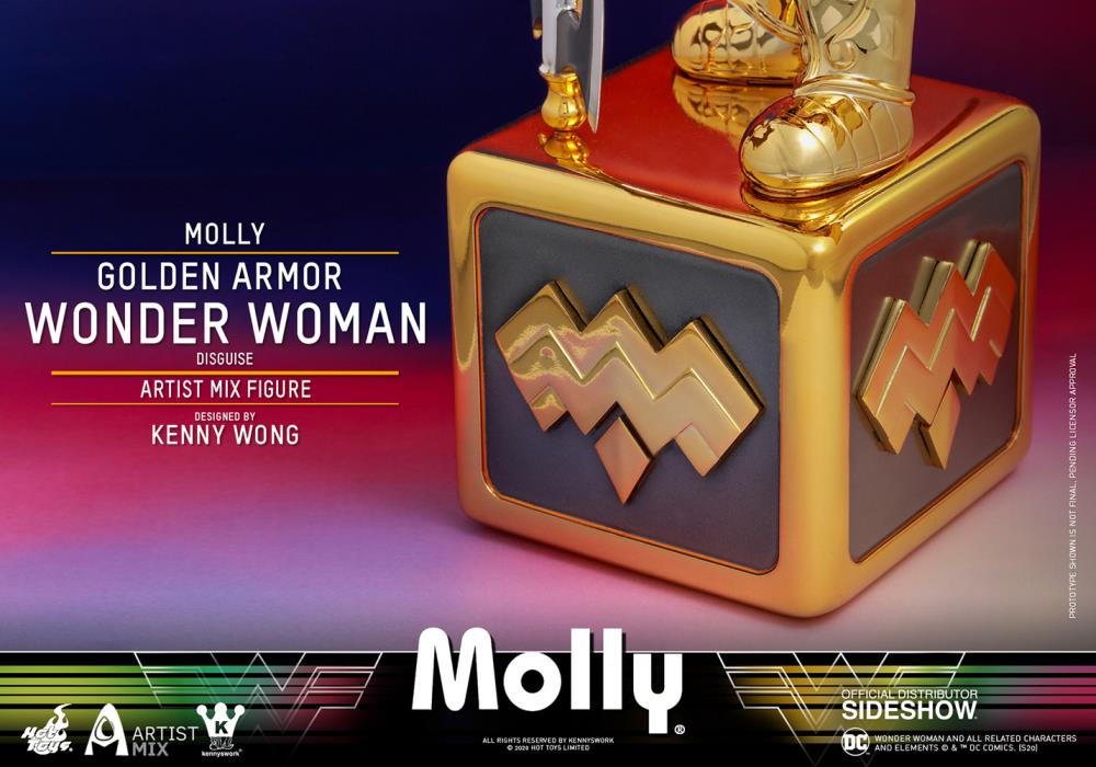 DC Comics Molly Golden Armor Wonder Woman Disguise Figure Gallery Image 14