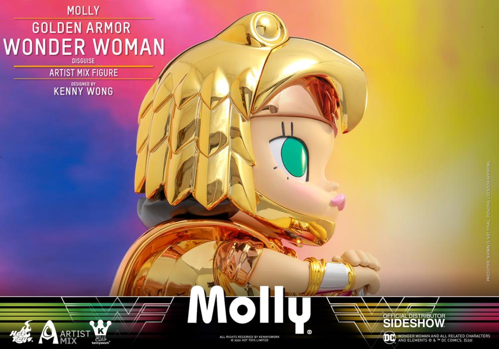 DC Comics Molly Golden Armor Wonder Woman Disguise Figure Gallery Image 9