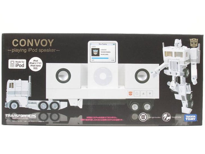 トランスフォーマー　コンボイ　IPOD　Docking　Bay Transformers Music Label Convoy iPod Docking Bay with Speakers