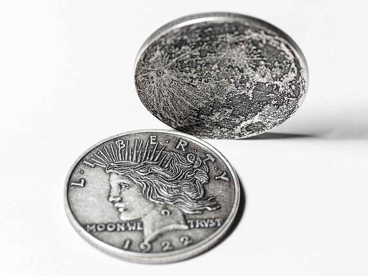 American Gods Shadow's Liberty Head & Moon Coin Gallery Image 1