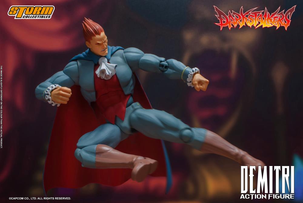 Darkstalkers Demitri Maximoff 1/12 Scale Action Figure Gallery Image 15