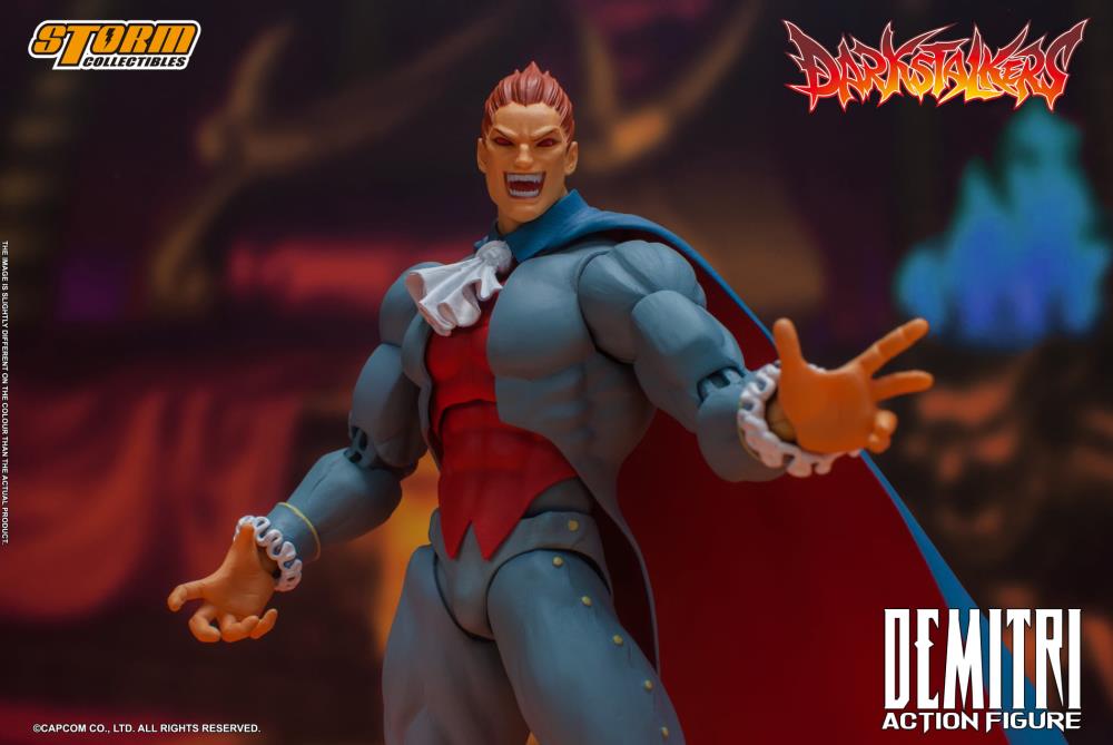 Darkstalkers Demitri Maximoff 1/12 Scale Action Figure Gallery Image 4