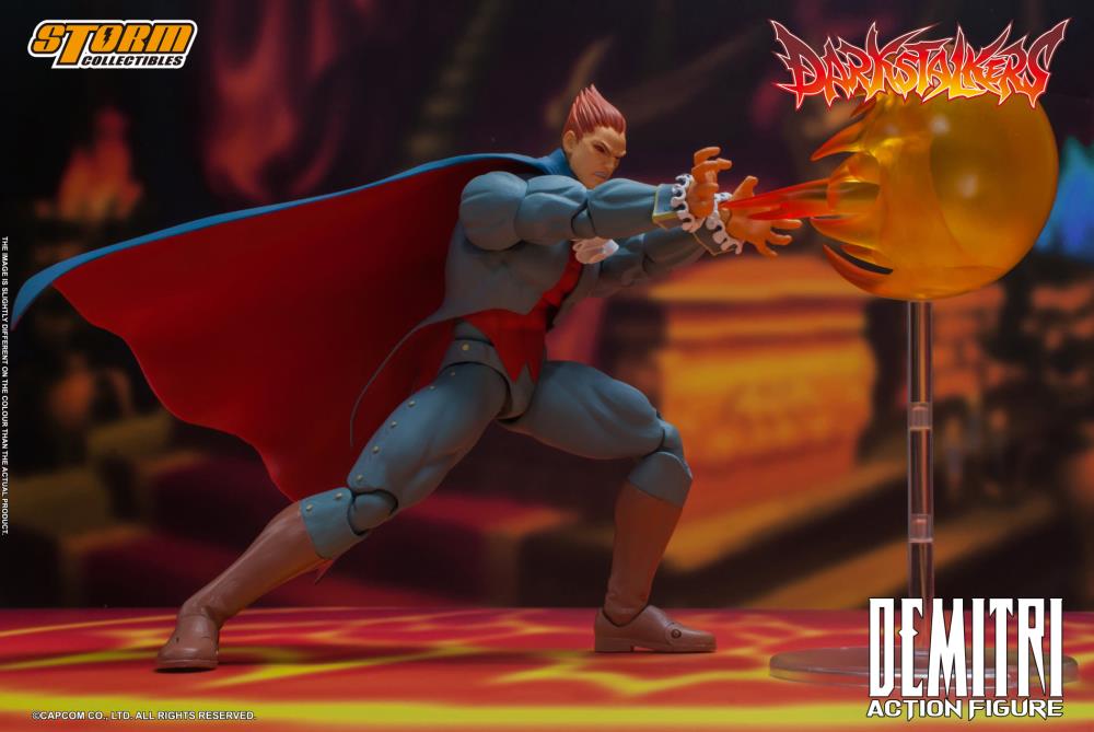 Darkstalkers Demitri Maximoff 1/12 Scale Action Figure Gallery Image 13