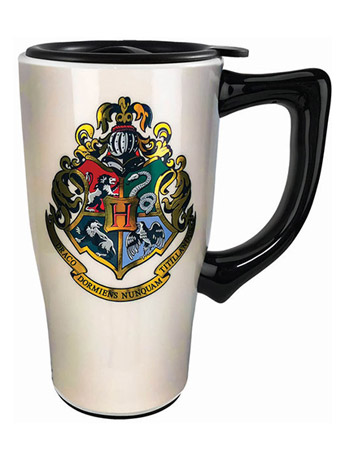 Harry Potter Hogwarts School Crest Travel Mug Gallery Image 2