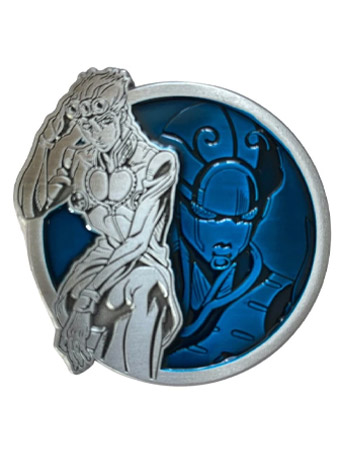 JoJo's Bizarre Adventure Portrait Series Giorno Giovanna Enamel Pin Gallery Image 2