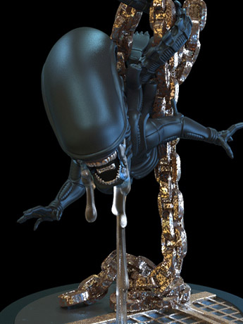 Alien Q-Fig Xenomorph Gallery Image 2