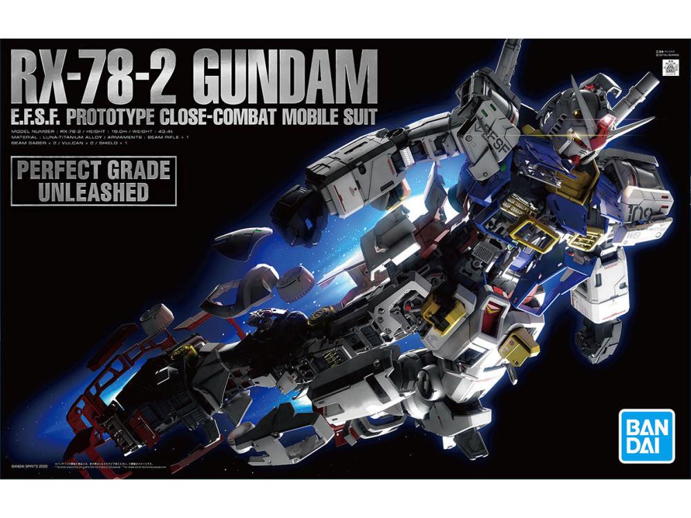 Mobile Suit Gundam PG Unleashed RX-78-2 Gundam 1/60 Scale Model Kit Gallery Image 14