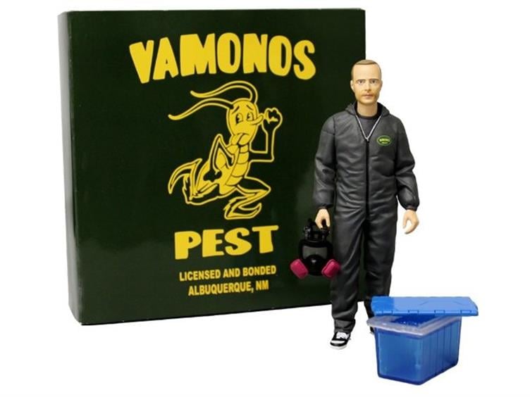 Breaking Bad 6" Jesse Pinkman - Vamonos Pest Black Hazmat Suit Exclusive Gallery Image 1