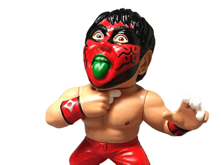 WWE 16d Collection The Great Muta (90s Red Paint Ver.) Figure Gallery Image 1