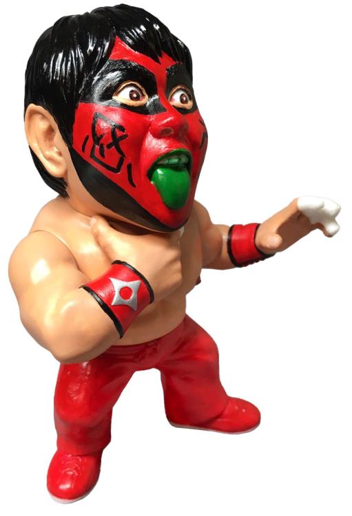 WWE 16d Collection The Great Muta (90s Red Paint Ver.) Figure Gallery Image 6