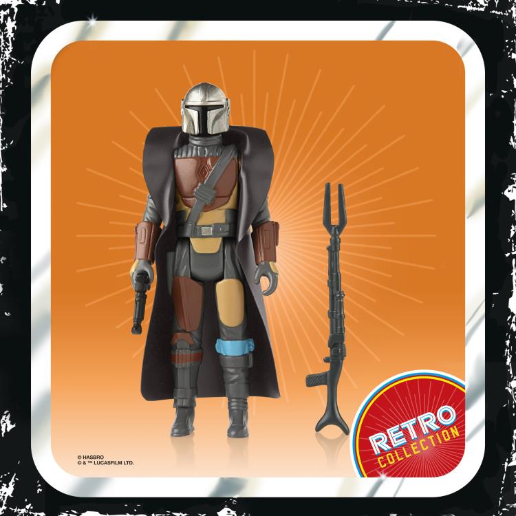 Star Wars Retro Collection The Mandalorian Wave 1 Set of 7 Figures Gallery Image 3