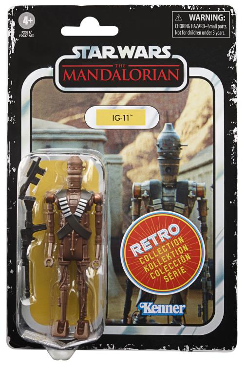 Star Wars Retro Collection The Mandalorian Wave 1 Set of 7 Figures Gallery Image 17