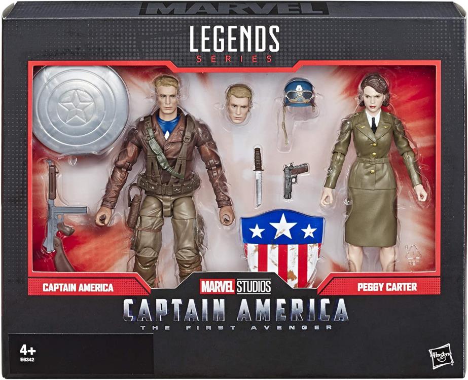 Captain America: The First Avenger Marvel Legends Captain America & Peggy Carter Action Figure Two-Pack Exclusive Gallery Image 11