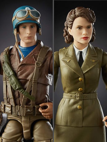 Marvel Legends 2-pack: Captain America E Peggy Carter – Figure 15,2 Cm Ispirate Al Film - 4