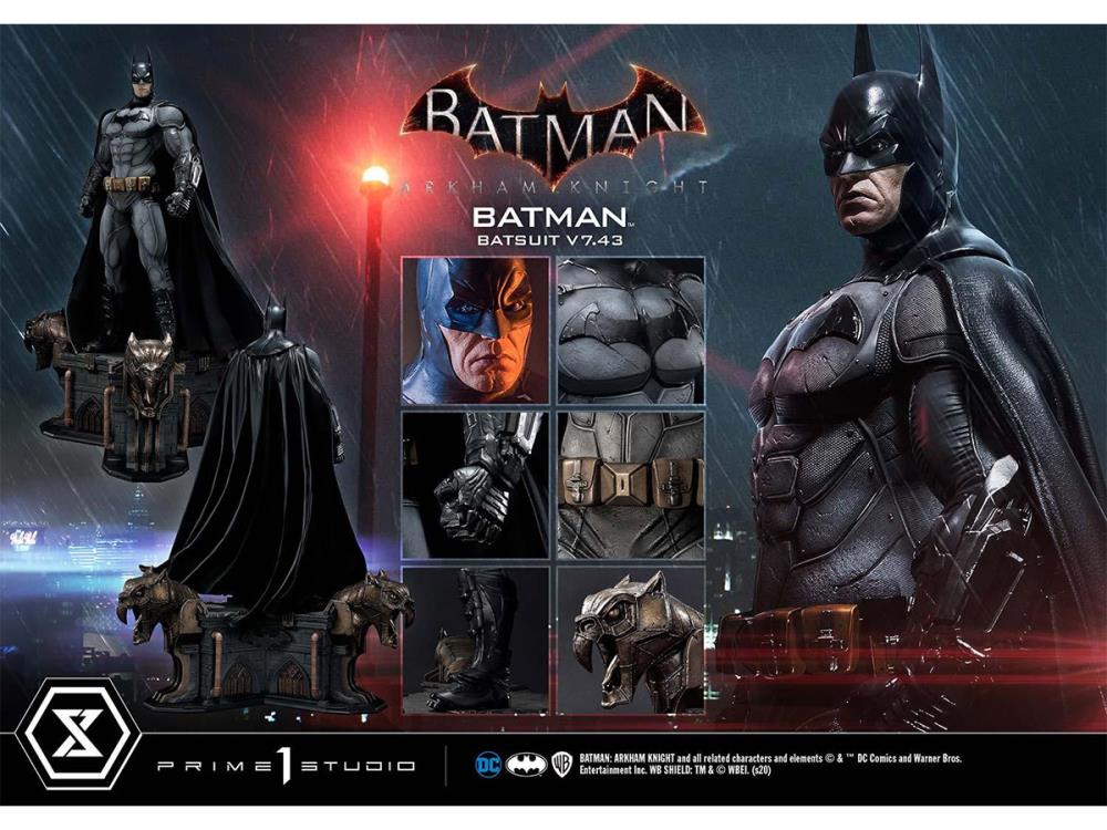 Batman: Arkham Knight Museum Masterline Batman (Batsuit V7.43) Statue Gallery Image 35