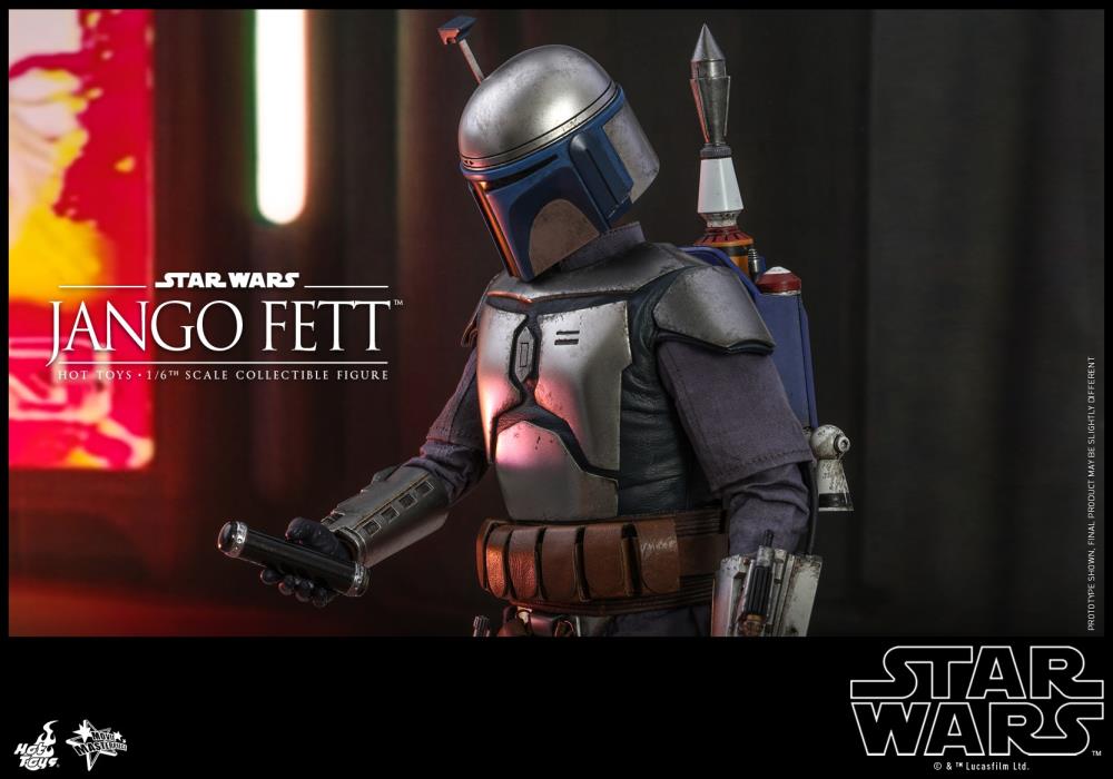 Star Wars: Attack of the Clones MMS589 Jango Fett 1/6th Scale Collectible Figure Gallery Image 9