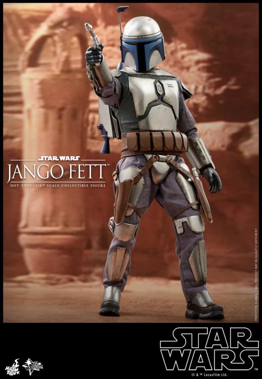 Star Wars: Attack of the Clones MMS589 Jango Fett 1/6th Scale Collectible Figure Gallery Image 10