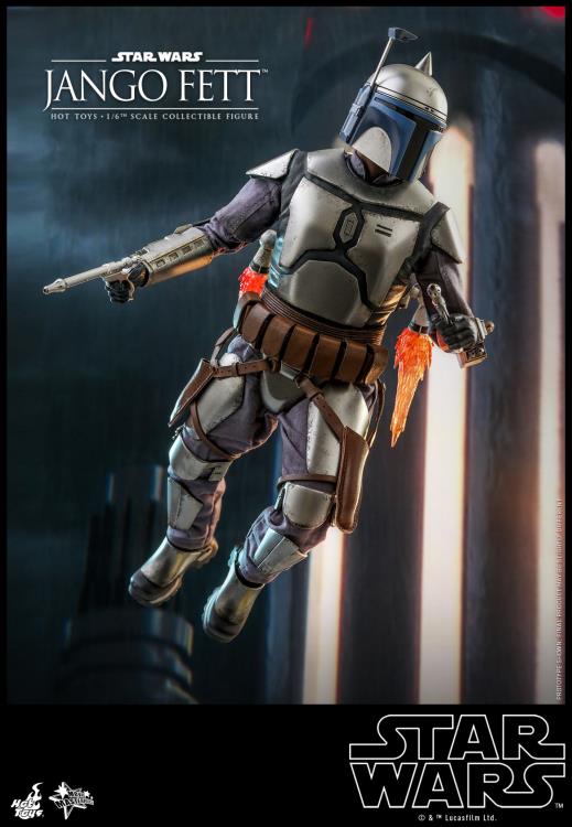 Star Wars: Attack of the Clones MMS589 Jango Fett 1/6th Scale Collectible Figure Gallery Image 12