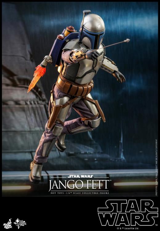 Star Wars: Attack of the Clones MMS589 Jango Fett 1/6th Scale Collectible Figure Gallery Image 3