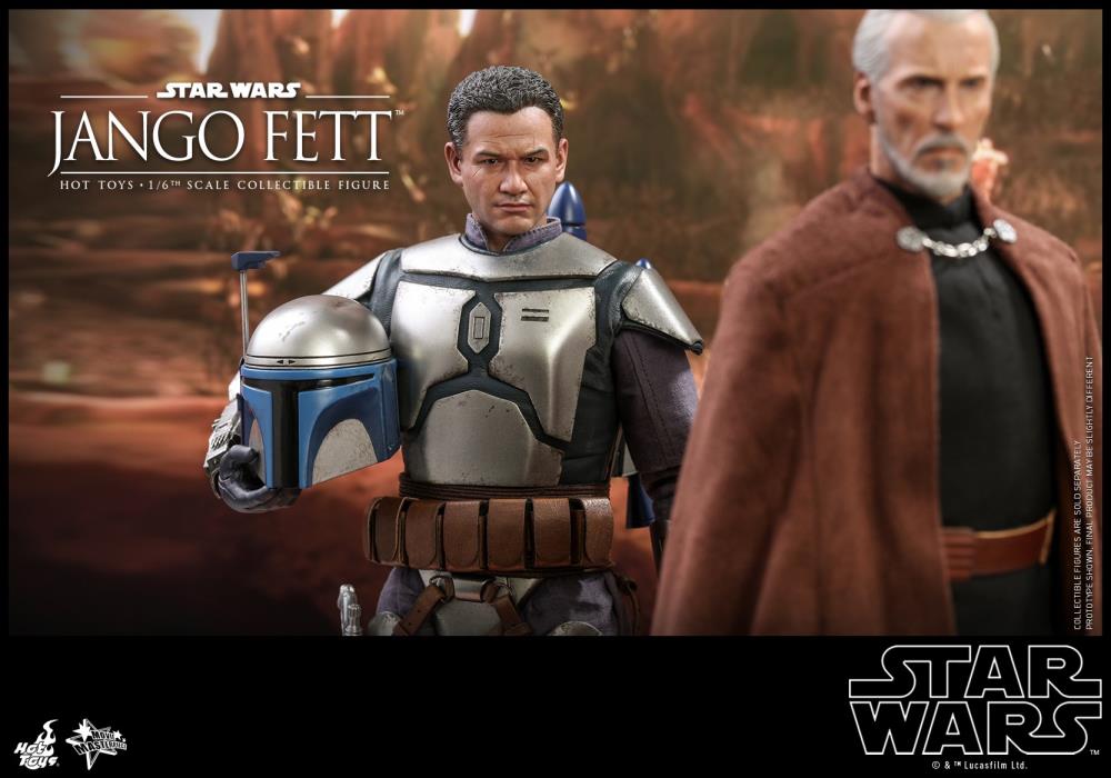 Star Wars: Attack of the Clones MMS589 Jango Fett 1/6th Scale Collectible Figure Gallery Image 7