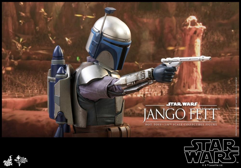 Star Wars: Attack of the Clones MMS589 Jango Fett 1/6th Scale Collectible Figure Gallery Image 22