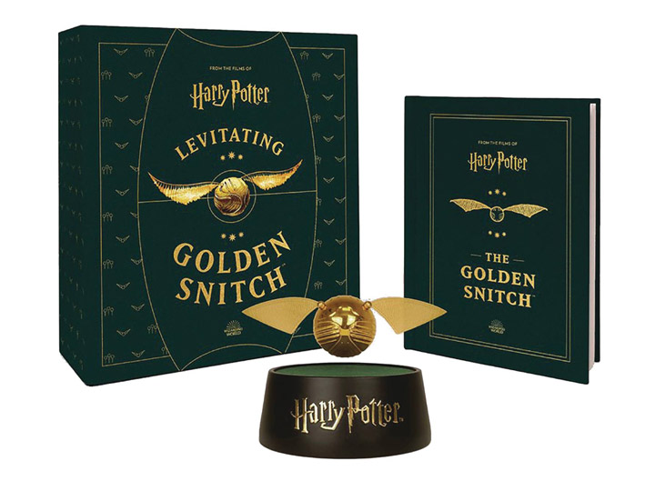 Harry Potter Levitating Golden Snitch & Book Set Gallery Image 1