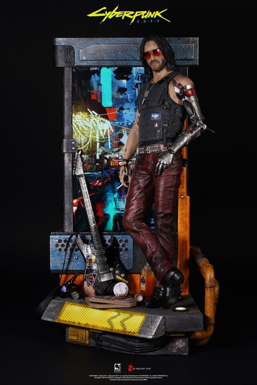 Cyberpunk 2077 Johnny Silverhand 1/4 Scale Exclusive Statue Gallery Image 3