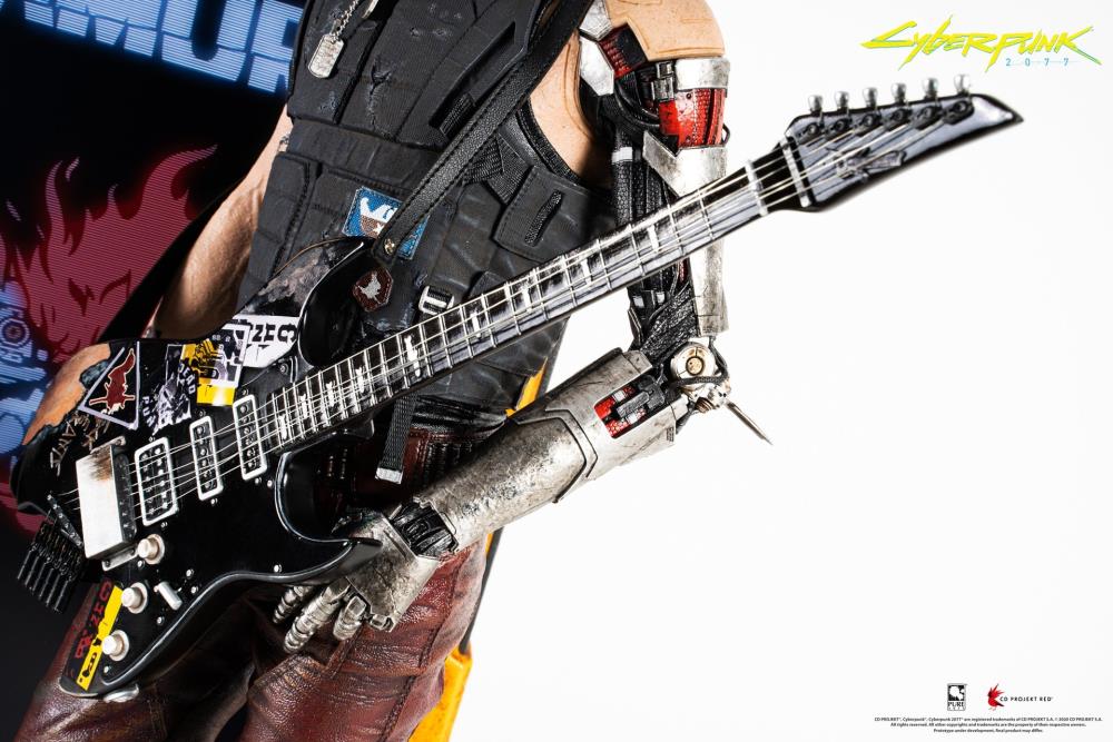 Cyberpunk 2077 Johnny Silverhand 1/4 Scale Exclusive Statue Gallery Image 19