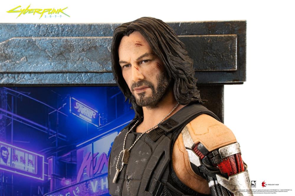 Cyberpunk 2077 Johnny Silverhand 1/4 Scale Exclusive Statue Gallery Image 16